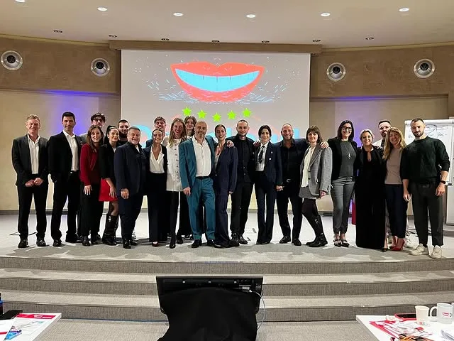 Max Calore con il team DentaLead